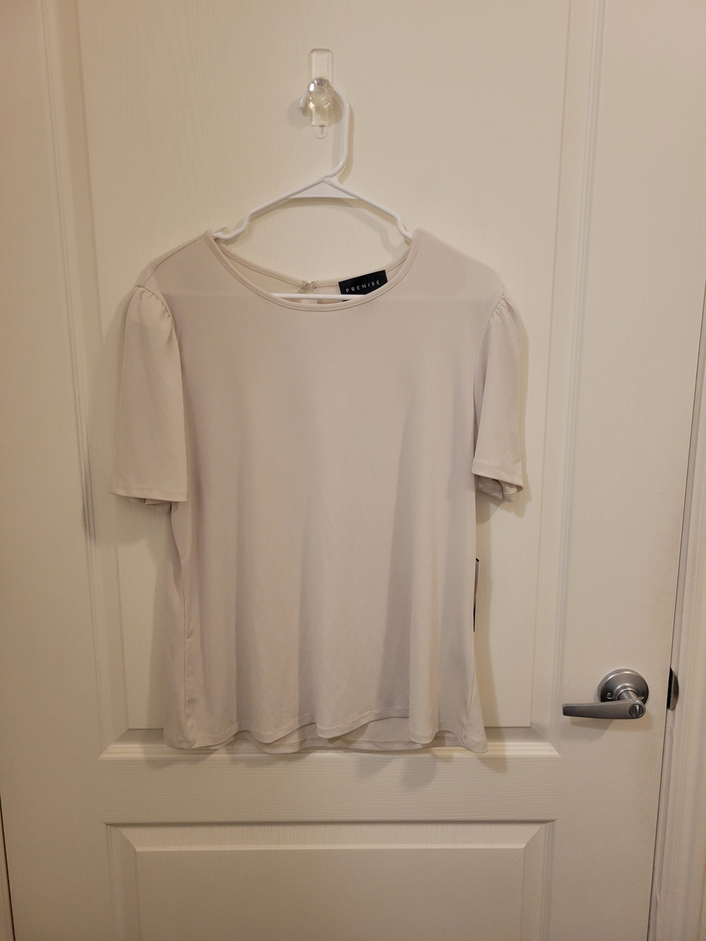Premise Cream Short-Sleeve Crewneck Shirt